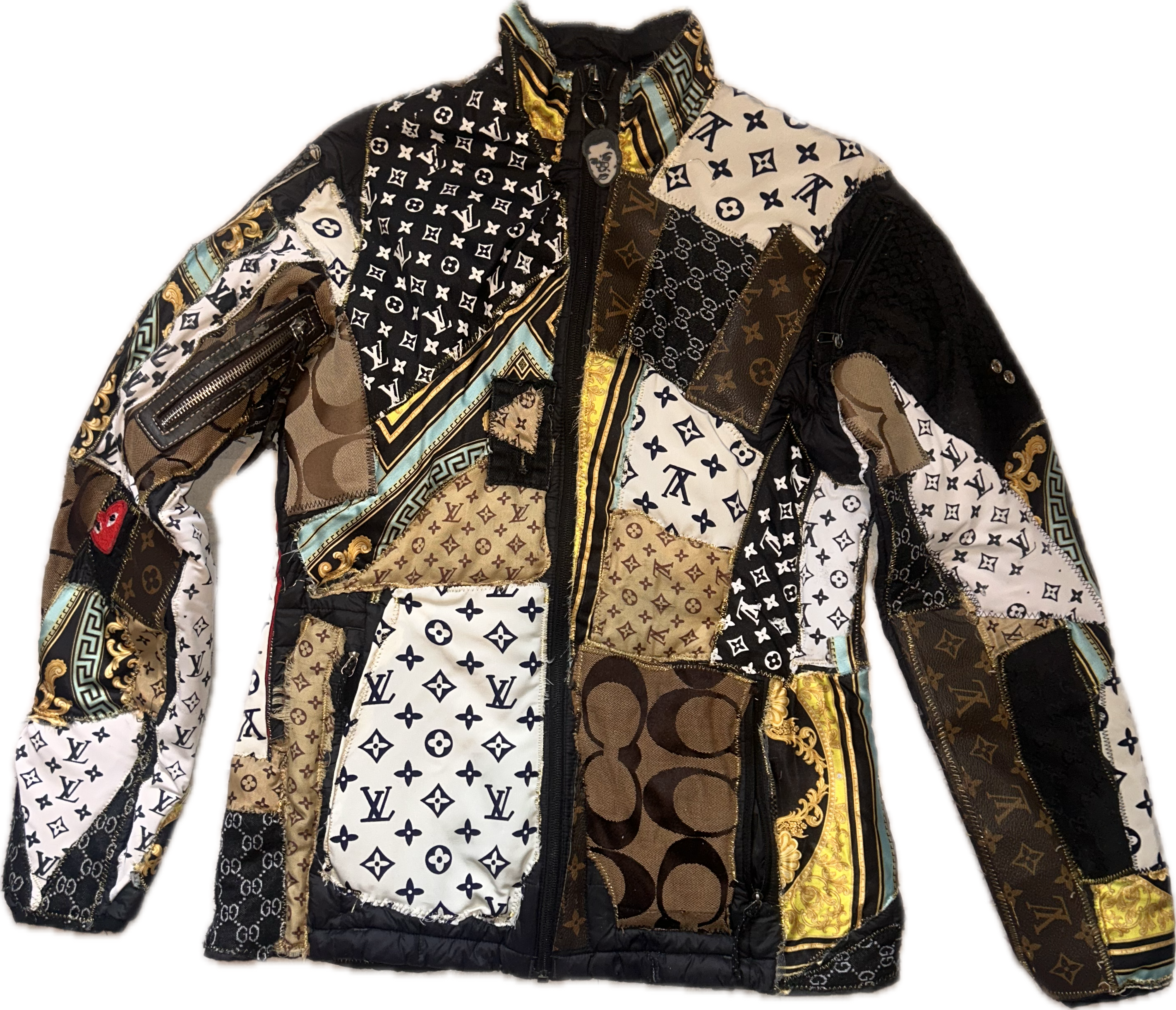 CHAQUETA PATCHWORK LV