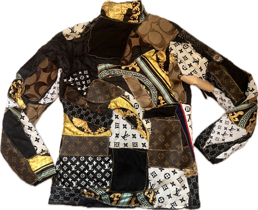 CHAQUETA PATCHWORK LV