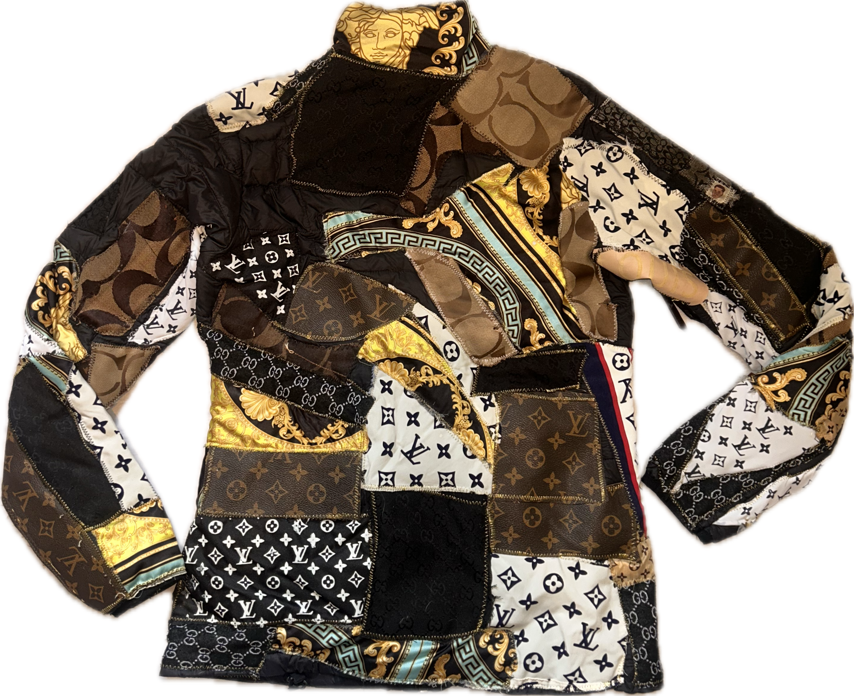 CHAQUETA PATCHWORK LV